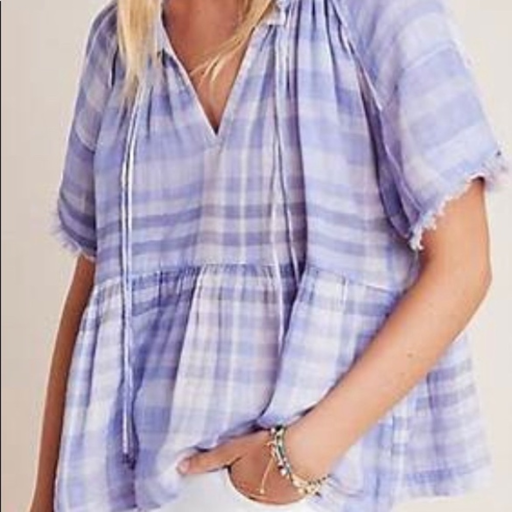 Anthropologie Pilcro Bette Babydoll Tunic